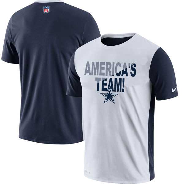 Dallas Cowboys Nike Performance T-Shirt White,We sell and wholesale Dallas Cowboys Nike Performance T-Shirt White on line form chian!